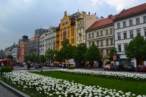 prága Szent Vencel tér