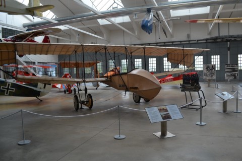 Deutsches Museum Flugwerft Schleißheim Gustav Otto kétfedeles, motoros gépe 1912