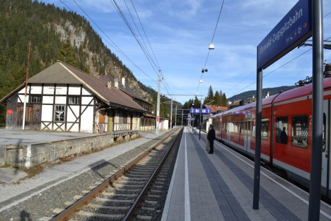 reutte Garmisch-Partenkirchen–Kempten-vasútvonal Außerfernbahn ausztria bajorország