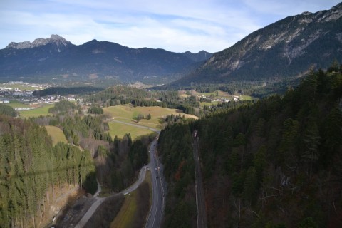 reutte in tirol, highline179, ausztria vonat, vasút, DB 425 sorozat