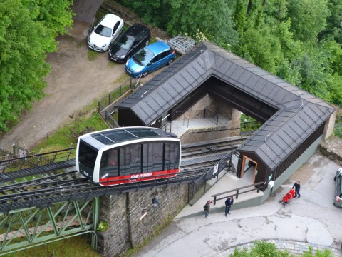 salzburg sikló Festungsbahn