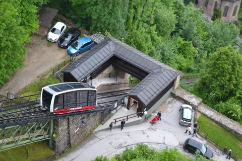 salzburg sikló Festungsbahn