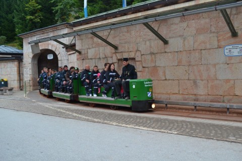 Berchtesgaden salzbergwerk sóbánya kisvonat