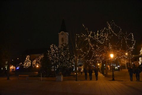 advent, kecskemét, főtér