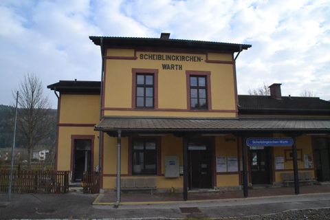 aspangbahn, Scheiblinckirchen-Warth állomás