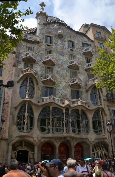 barcelona, antoni gaudí, casa batlló, casa batlón, spanyolország