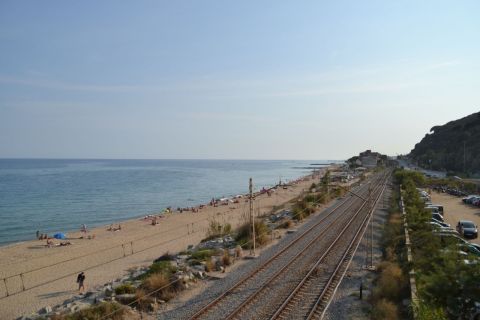 Arenys de Mar, Barcelona-Mataró–Maçanet-Massanes-vasútvonal