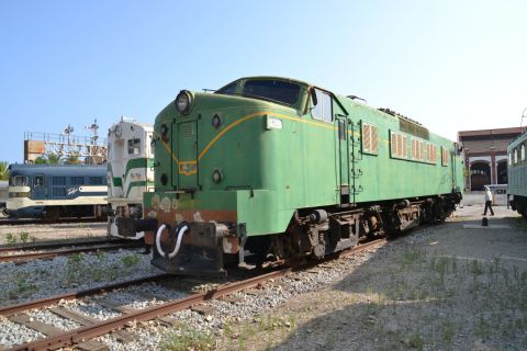 barcelona, Museu del Ferrocarril de Catalunya, katalán vasúti múzeum, Vilanova i la Geltrú, RENFE 7800, RENFE 278