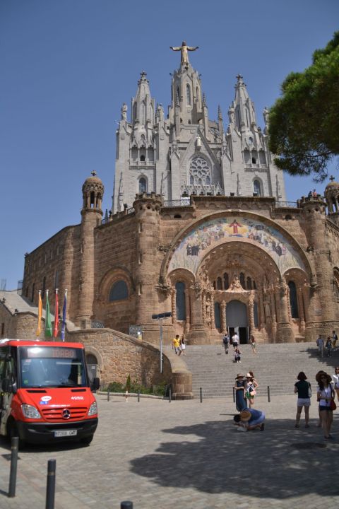 Barcelona, sikló, tibidabo