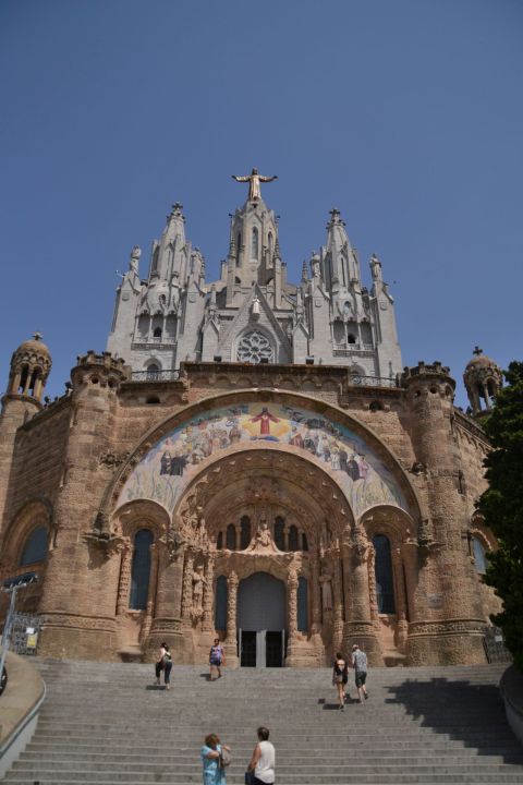 Barcelona, tibidabo, Sagrat Cor templom