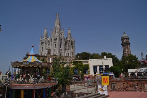 Barcelona, tibidabo, Parc d'Atraccions del Tibidabo, vidámpark