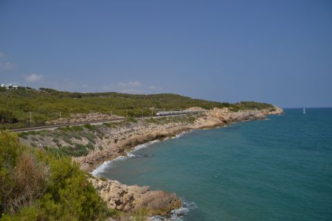 RENFE 130 sorozat, talgo, nagysebességű vonat, mediterrán korridor Vilanova i la Geltrú