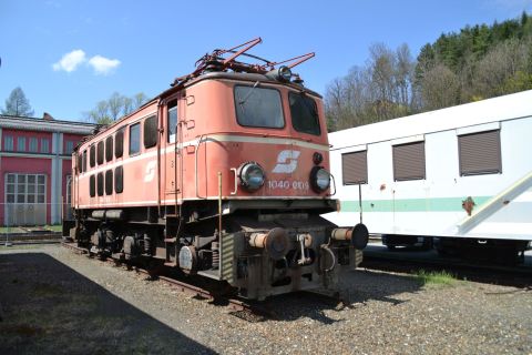 murzzuschlag múzeum ÖBB 1040 sorozatú villamos mozdony
