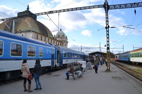 Prága-München vonattal, plzen