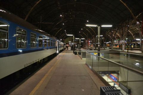 Prága-München vonattal,
