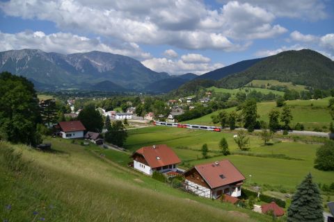 puchberg desiro ausztria tájkép vonatfotó