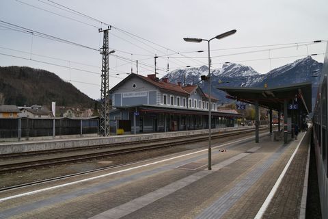  Ausztria, Golling-Abtenau állomás, salzburg, salzburg-tiroler-vasútvonal
