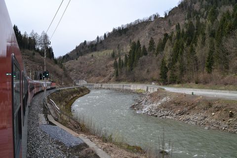  Ausztria, salzburg, salzburg-tiroler-vasútvonal, salzach