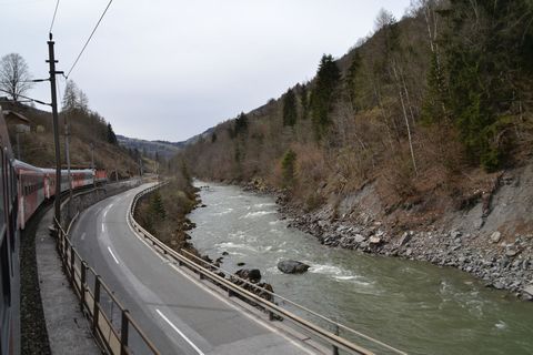  Ausztria, salzburg, salzburg-tiroler-vasútvonal, salzach