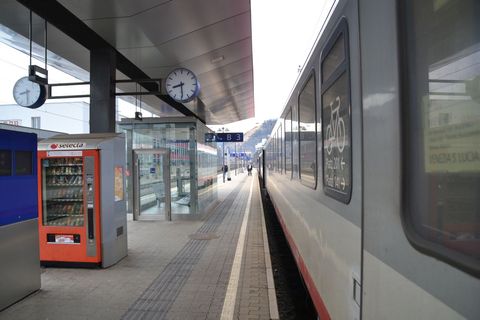 Ausztria, Leoben Hauptbahnhof