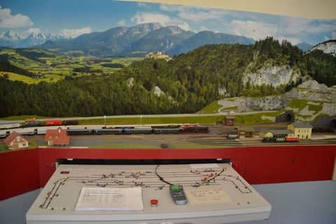 Ausztria, terepasztal, Spital am pyhrn, vezérlőpultmodelleisenbahn