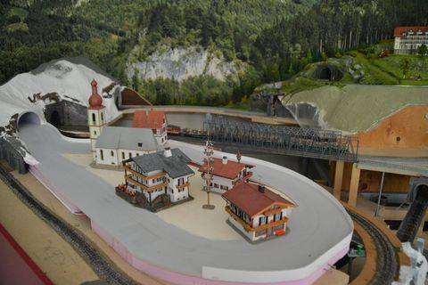 Ausztria, terepasztal, Spital am pyhrn, h0modelleisenbahn