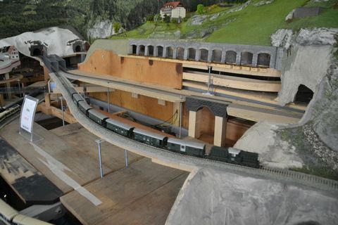 Ausztria, terepasztal, Spital am pyhrn, h0modelleisenbahn