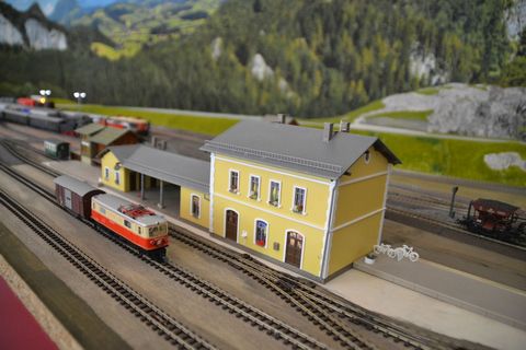 Ausztria, terepasztal, Spital am pyhrn, keskeny nyomtáv, h0modelleisenbahn