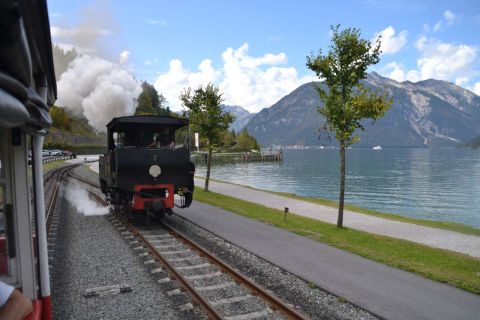 ausztria, fogaskerekű vasút, gőzmozdony, achenseebahn