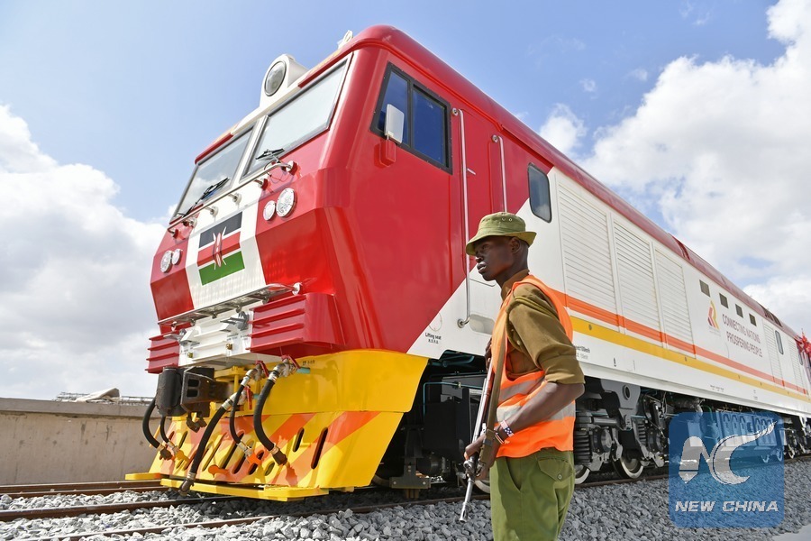 kenya, mombasa-Nairobi-vasútvonal, normál nyomtávolság, kína