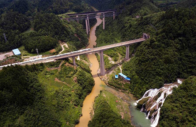 Sanghaj-Kunming nagysebességű vasútvonal