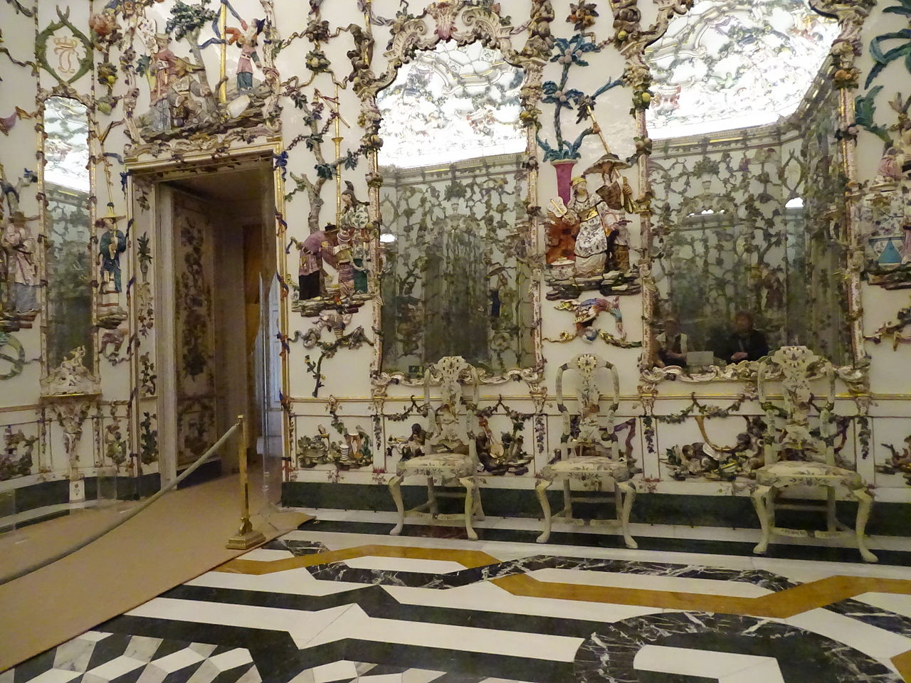 porcelán-szalon, aranjuez, királyi palota