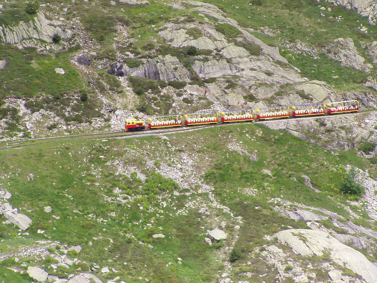 Petit train d'Artouste, franciaország, pireneusok, kisvonat, hegyi vasút