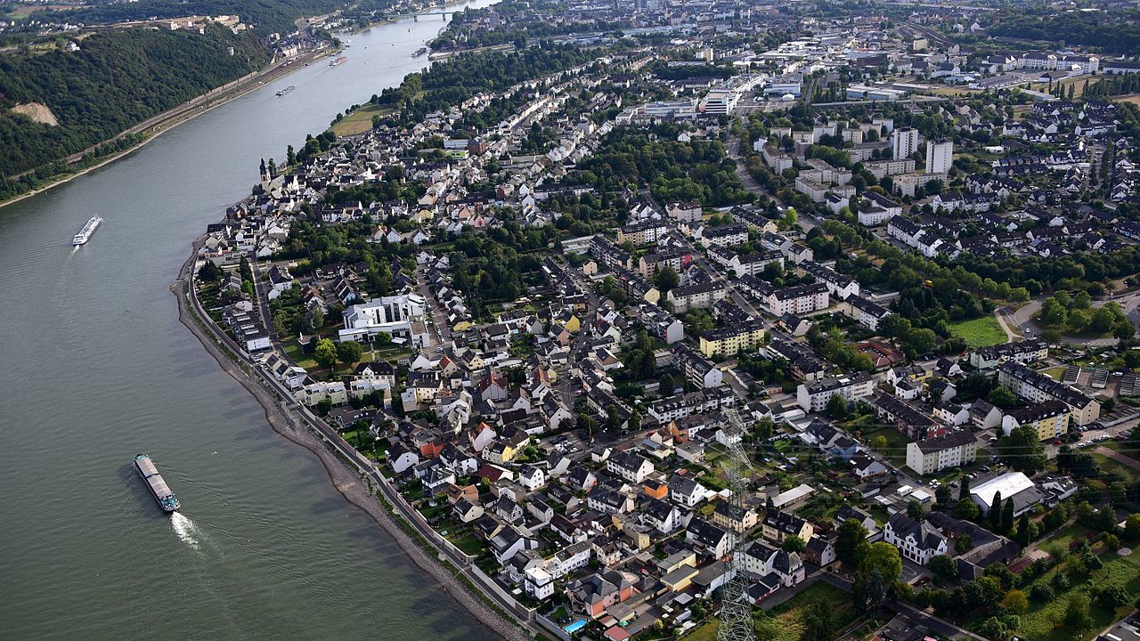 Rajna, koblenz, vasút