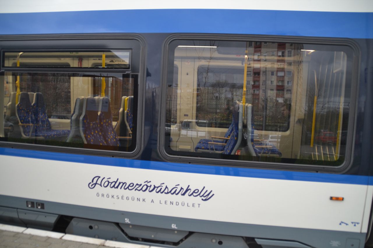 hódmezővásárhely tram train 2021 december próbaüzem