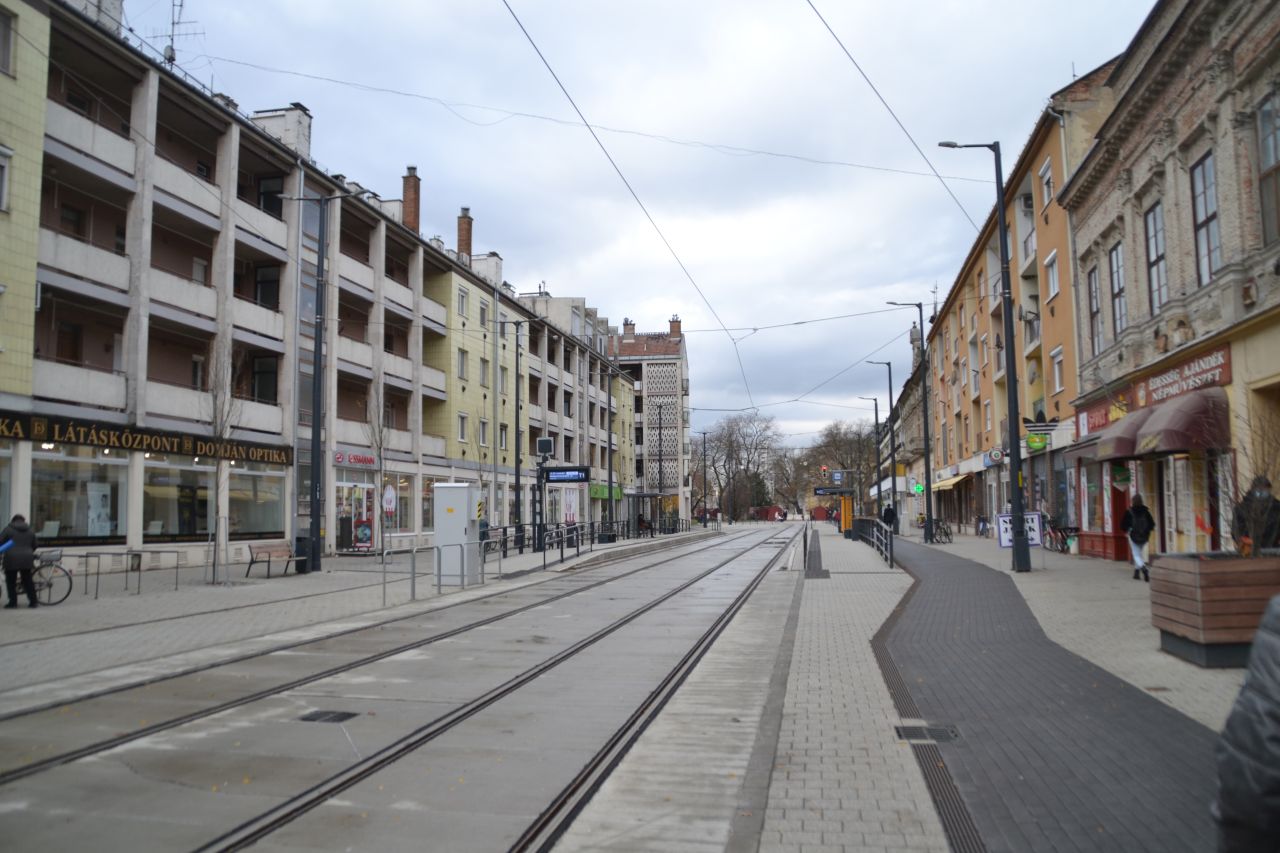 hódmezővásárhely tram train 2021 december próbaüzem