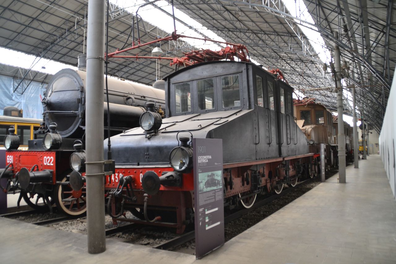 milánó vasúti múzeum, olaszország, kandó kálmán, mozdony
