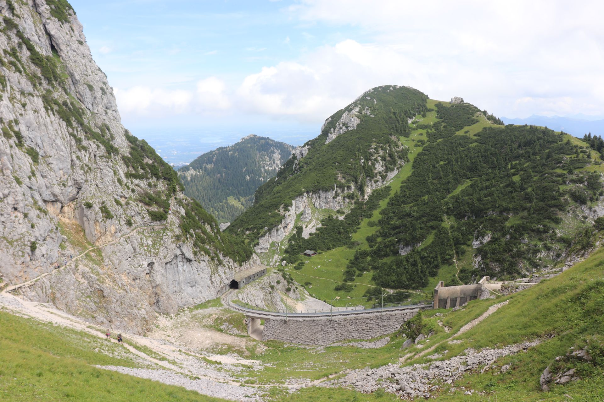 wendelsteinbahn, fogaskerekű, németország