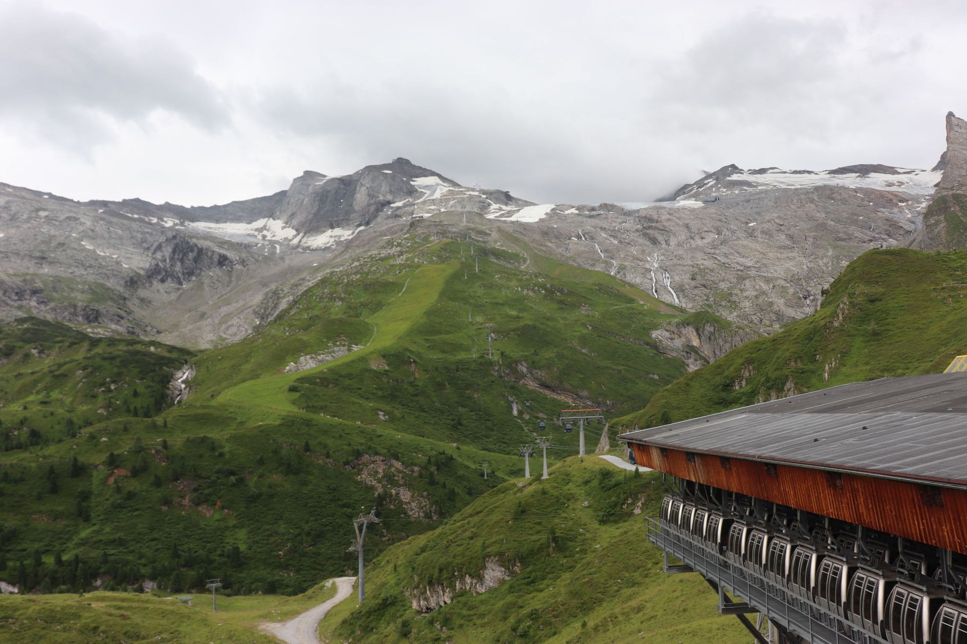 hintertux, gleccser, ausztria, felvonó, glacier bus