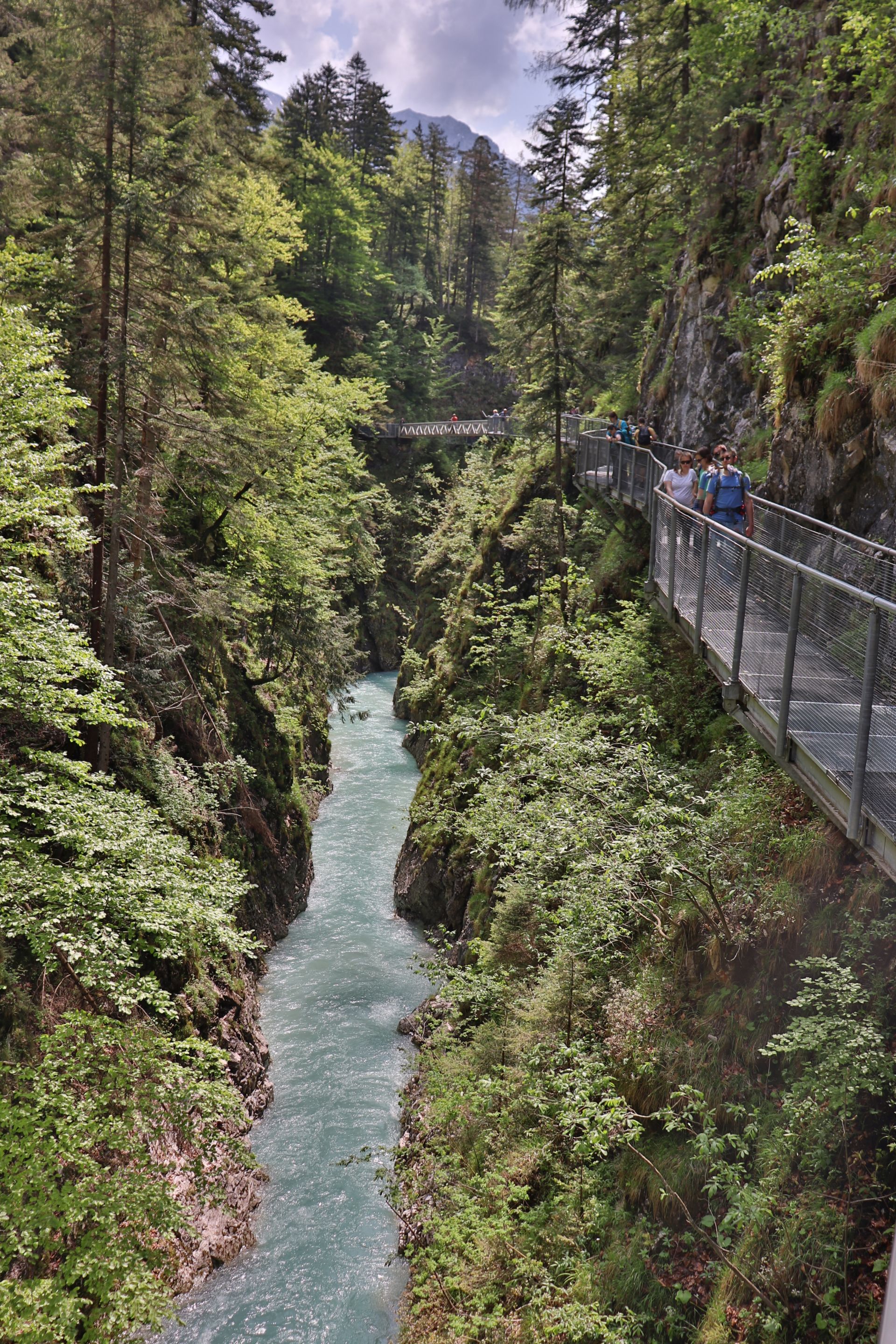 Leutasch-szurdok, Mittenwald, Ausztria