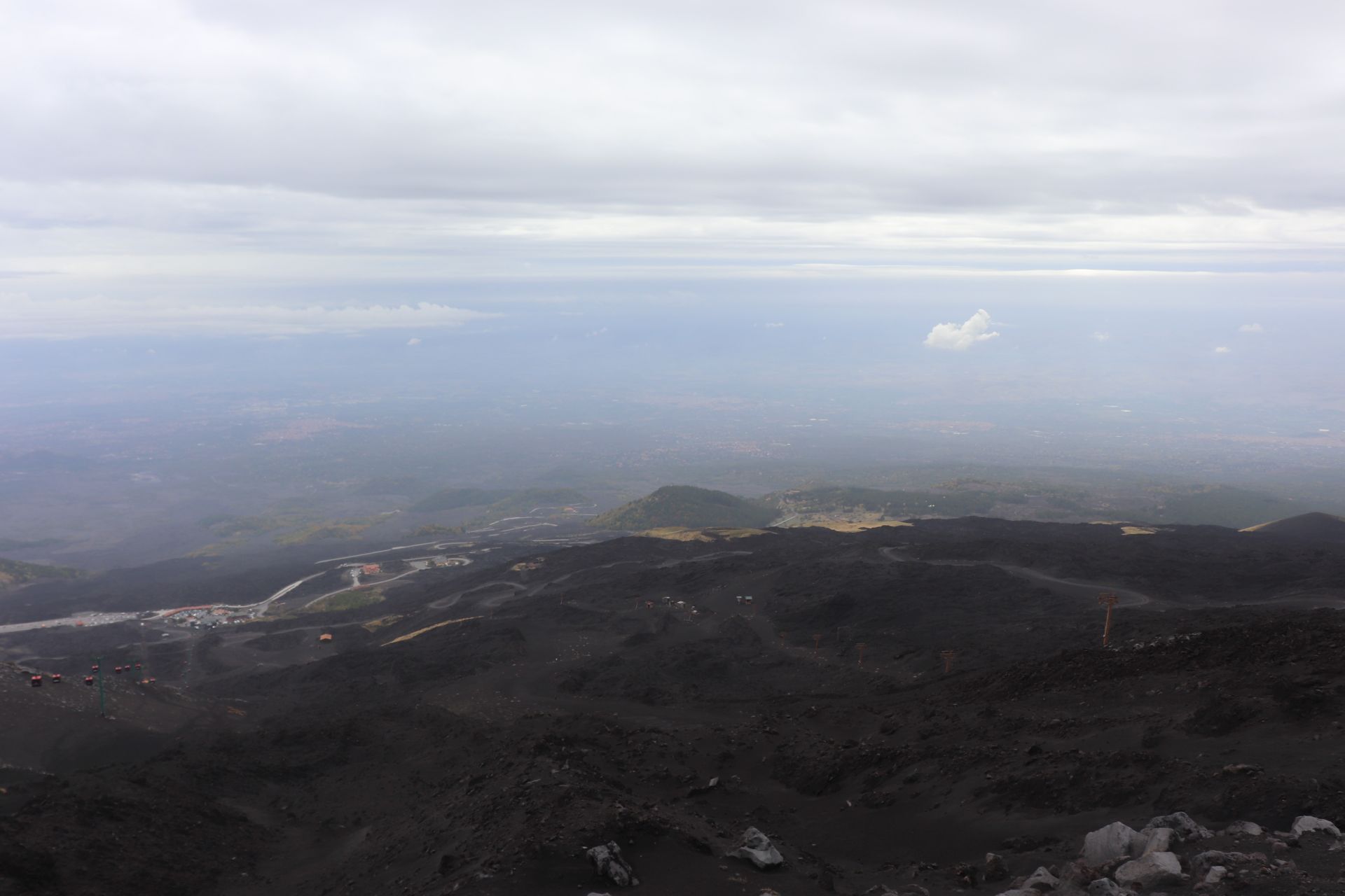 olaszország, cszicília, etna, vulkán