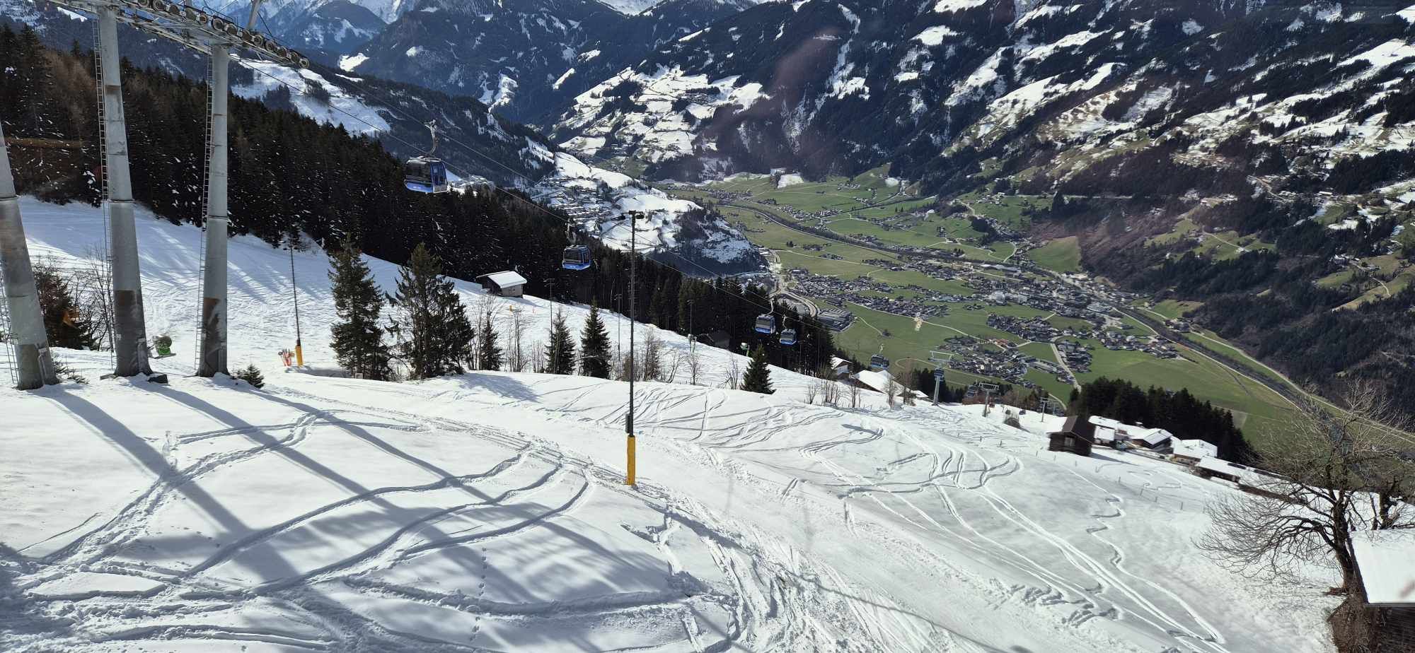 Zillertal Arena, karspitzbahn, felvonó, ausztria, síszezon