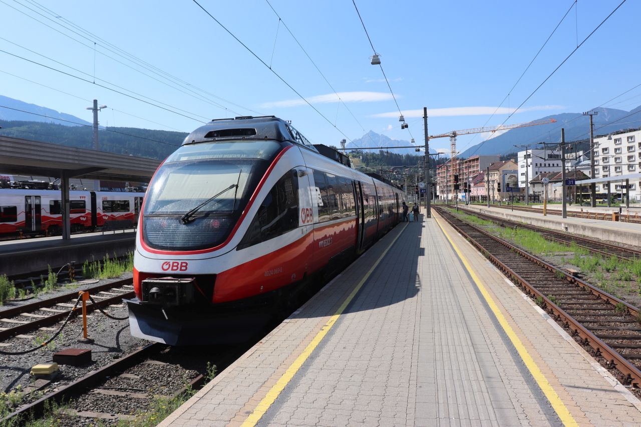 öbb talent, ausztria, innsbruck hauptbahnhof