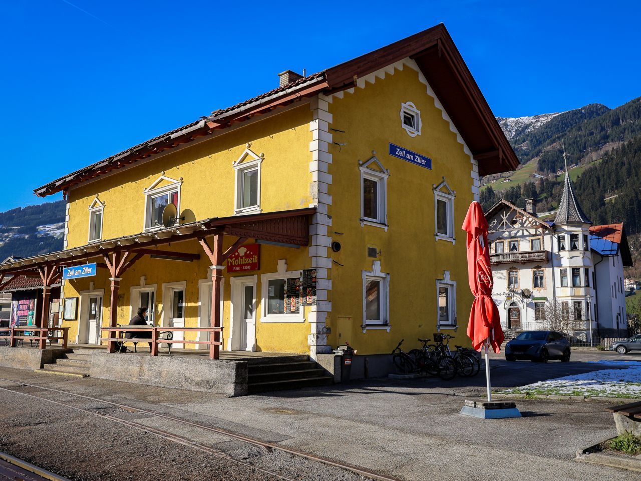 zell am ziller bahnhof 2024 december