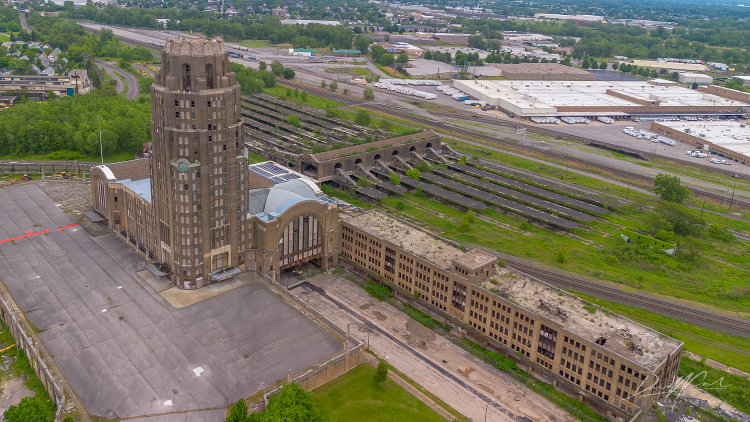 USA, Buffalo Central állomás station