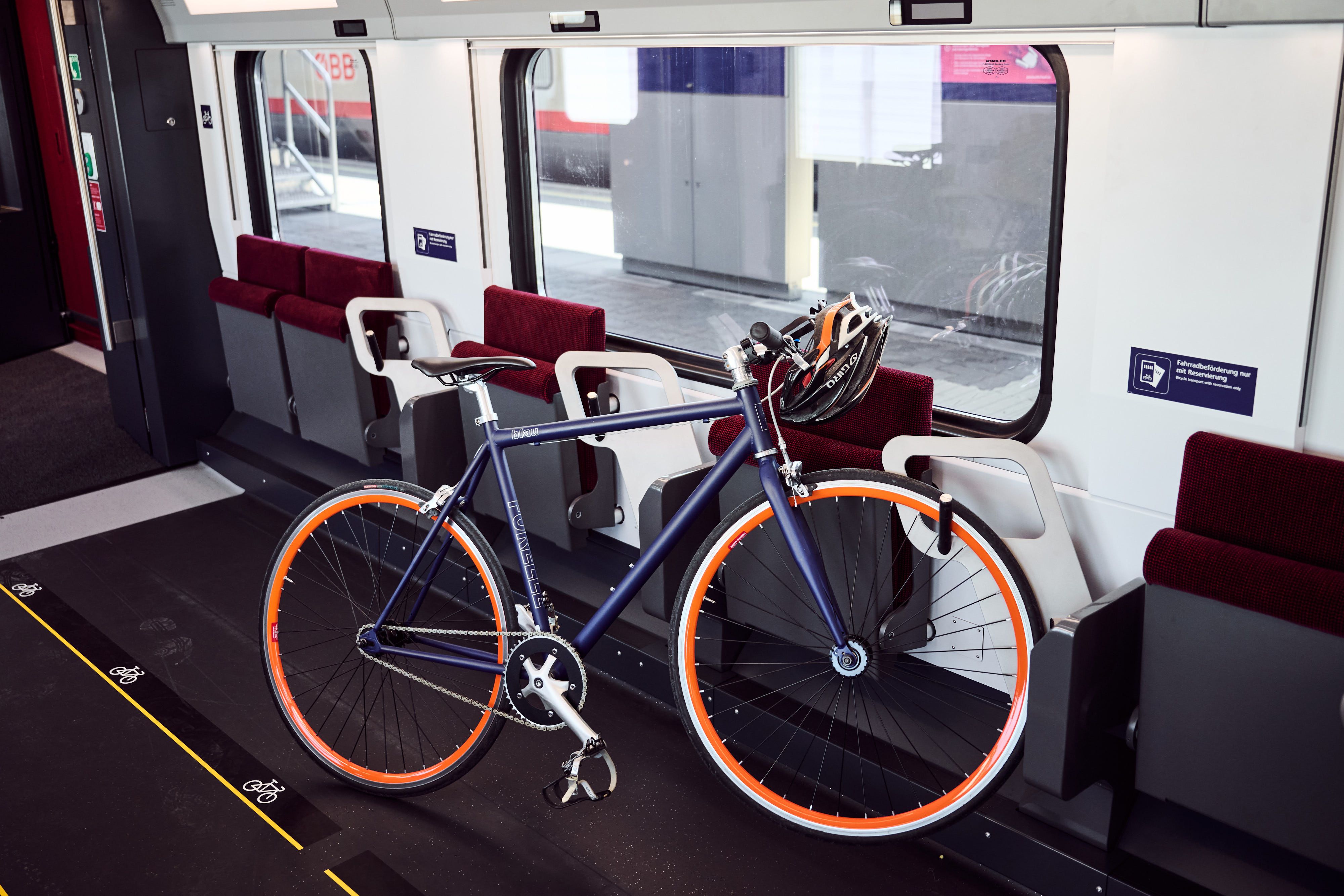 öbb emeletes railjet, stadler KISS, bicikli szállító rész, kerékpár, 2025