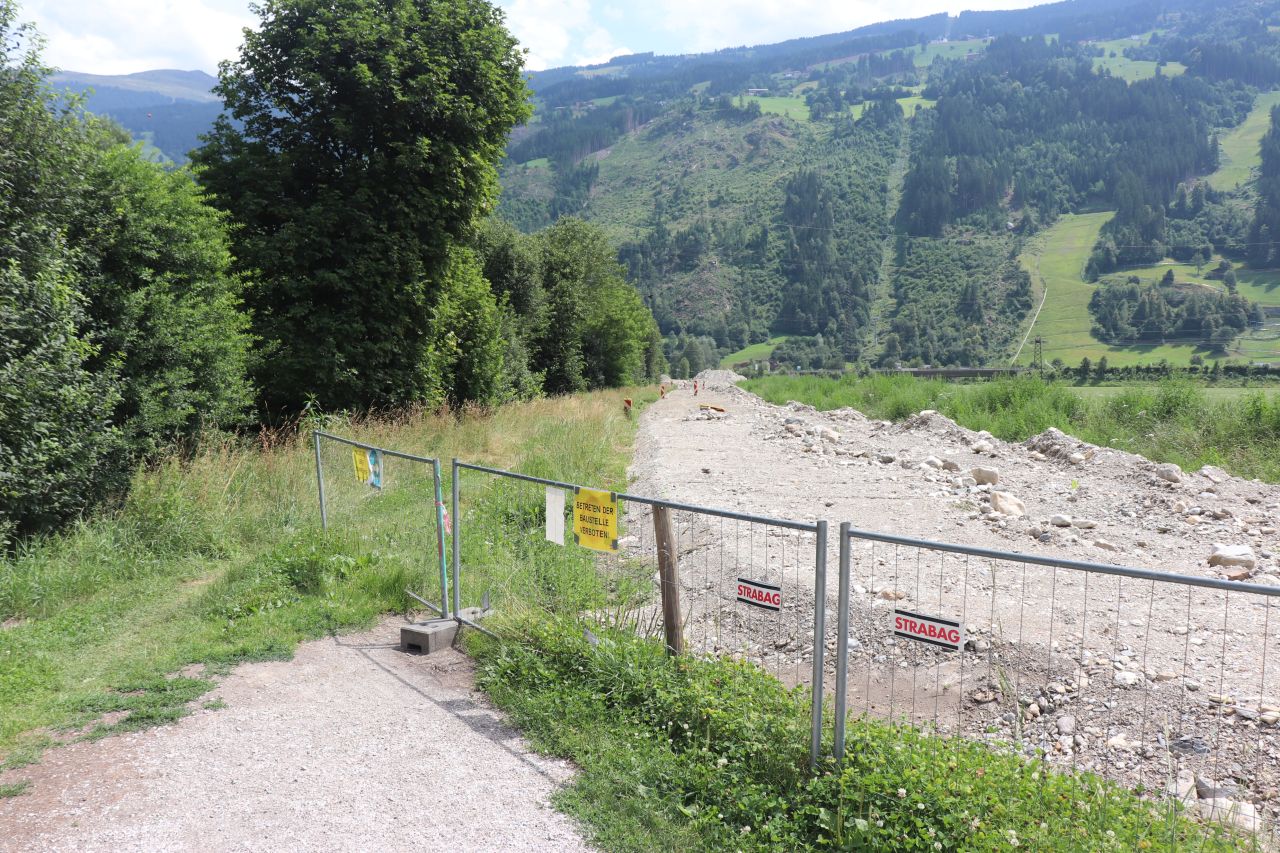 ausztria, tirol, 2025, zillertalbahn, építkezés, töltés