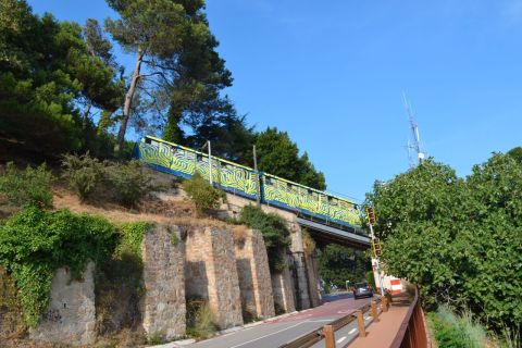 Barcelona siklóvasút Tibidabo 