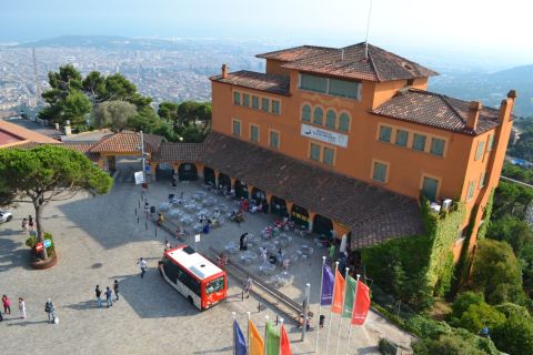 Barcelona Tibidabo busz