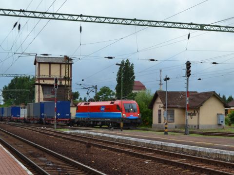 kecskemét Rail Cargo Hungaria Mercedes tehervonat